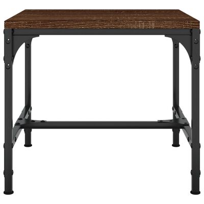 vidaXL Odkládací stolek hnědý dub 40x40x35 cm kompozitní dřevo