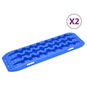 vidaXL Vypro&scaron;ťovac&iacute; desky 2 ks modr&eacute; 106 x 30,5 x 7 cm nylon