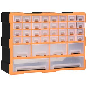 vidaXL Organiz&eacute;r se 38 z&aacute;suvkami 52 x 16 x 37,5 cm