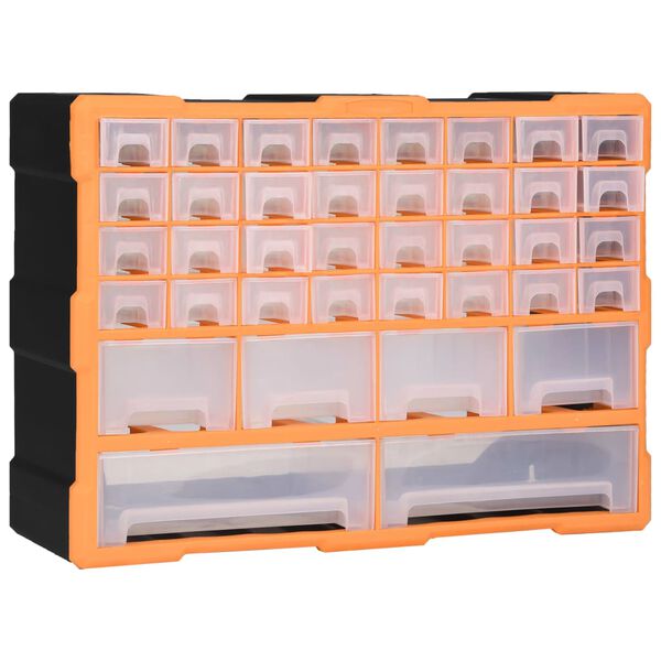 vidaXL Organizér se 38 zásuvkami 52 x 16 x 37,5 cm