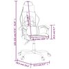 vidaXL Hern&iacute; židle b&iacute;l&aacute; a čern&aacute; uměl&aacute; kůže