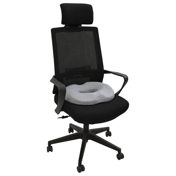 vidaXL Pol&scaron;t&aacute;ř na sed&aacute;k Světle &scaron;ed&aacute; 42 x 36,5 x 8 cm Paměťov&aacute; pěna