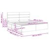 vidaXL R&aacute;m postele s čelo Beton 200 x 200 cm Masivn&iacute; borov&eacute; dřevo