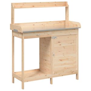 vidaXL Přesazovac&iacute; stůl se skř&iacute;ňkou 110,5x45x124,5 cm masivn&iacute; jedle