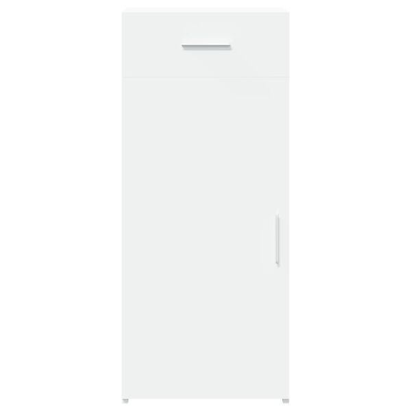 vidaXL Př&iacute;born&iacute;k b&iacute;l&yacute; 40 x 42,5 x 93 cm kompozitn&iacute; dřevo