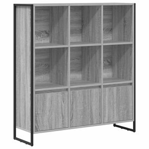 vidaXL Knihovna 99,5 x 30 x 108 cm Kompozitn&iacute; dřevo &Scaron;ed&aacute; Sonoma