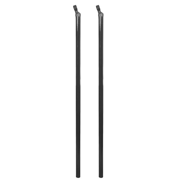 vidaXL Drátěné pletivo s ukotvením 0,8 x 25 m šedé