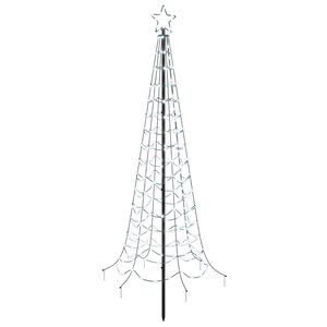 vidaXL LED spir&aacute;lov&yacute; v&aacute;nočn&iacute; stromek se z&aacute;pichem EKENAS 180 cm 220 LED