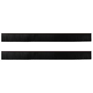 vidaXL Samolepic&iacute; &scaron;těrbiny na dveře 2 pcs Hněd&aacute; 100 cm