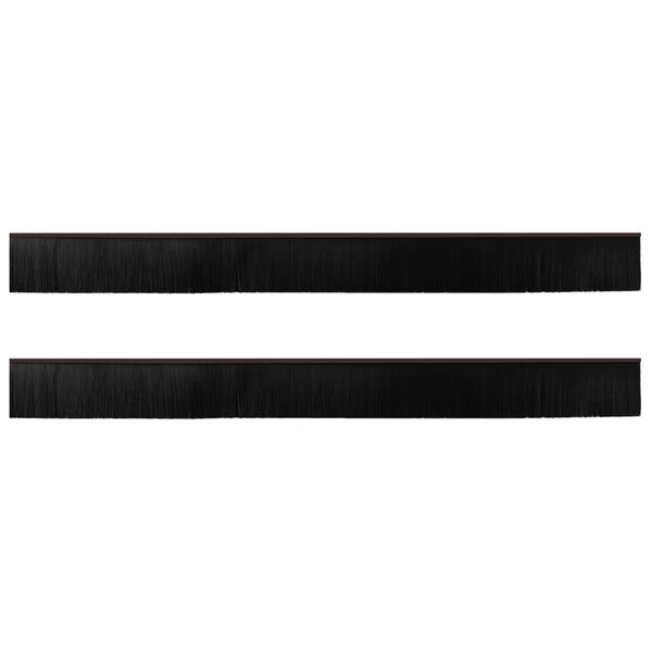 vidaXL Samolepic&iacute; &scaron;těrbiny na dveře 2 pcs Hněd&aacute; 100 cm