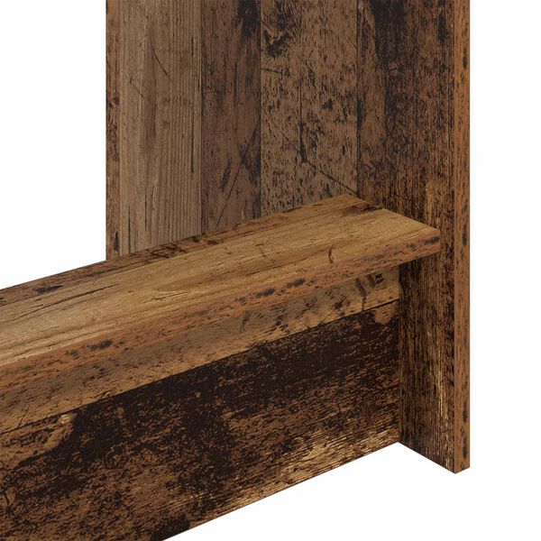 vidaXL Postelov&yacute; stůl Star&eacute; dřevo 100 x 45 x 75 cm kompozitn&iacute; dřevo