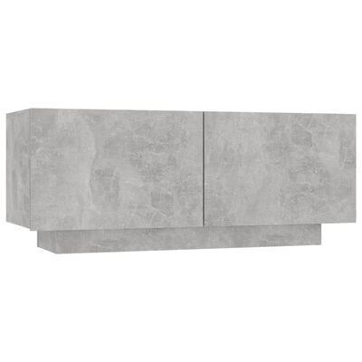 vidaXL Noční stolek betonově šedý 100 x 35 x 40 cm dřevotříska