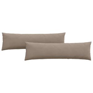vidaXL Pohovkov&eacute; pol&scaron;t&aacute;ře 2 pcs Taupe 145 x 40 cm textil