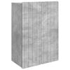 vidaXL N&aacute;stěnn&aacute; skř&iacute;ň Betonově &scaron;ed&aacute; 66 x 34,5 x 92 cm Kompozitn&iacute; dřevo