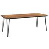 vidaXL Zahradn&iacute; stůl s nohami typu hairpin 200x90x75 cm masivn&iacute; ak&aacute;cie