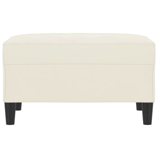 vidaXL Podnožka kr&eacute;mov&aacute; 70 x 55 x 41 cm samet