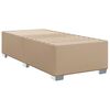 vidaXL Box spring postel s matrací cappuccino 100x200 cm umělá kůže
