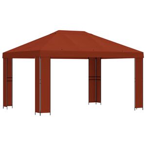 vidaXL Alt&aacute;n 4 &times; 3 m Cihlov&aacute; Polyester a ocel 190 gsm