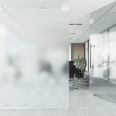 vidaXL Okenní fólie matné průhledné šedé PVC
