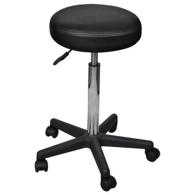 vidaXL Kancelářské stoličky 2 ks černé 35,5x84 cm umělá kůže