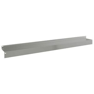 vidaXL Okraj tr&aacute;vn&iacute;ku 10 ks 100 x 10 x 8 cm Ocel Stř&iacute;brn&aacute;