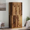 vidaXL Šatní skříň old wood 90 x 52 x 200 cm kompozitní dřevo