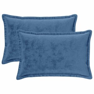 vidaXL Povlak na pol&scaron;t&aacute;ř 2 pcs HOUTEN Světle modr&aacute; 50 x 80 cm Flanel