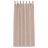vidaXL Z&aacute;věsy na zatemněn&iacute; s kroužky 2 pcs Taupe 260 x 140 cm