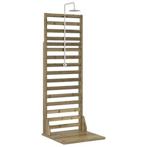 vidaXL Venkovn&iacute; sprcha 225 cm Př&iacute;rodn&iacute;