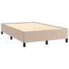 vidaXL Box spring postel s matrací cappuccino 120x190 cm umělá kůže