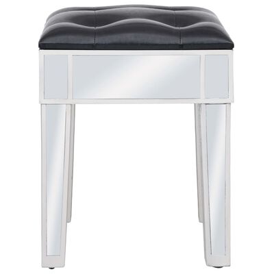 vidaXL Zrcadlový toaletní stolek se stoličkou MDF a sklo