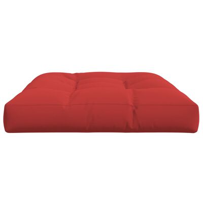 vidaXL Poduška na palety červená 120 x 80 x 12 cm textil