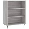 vidaXL Skř&iacute;ň highboard &scaron;ed&aacute; sonoma 69,5 x 34 x 180 cm kompozitn&iacute; dřevo