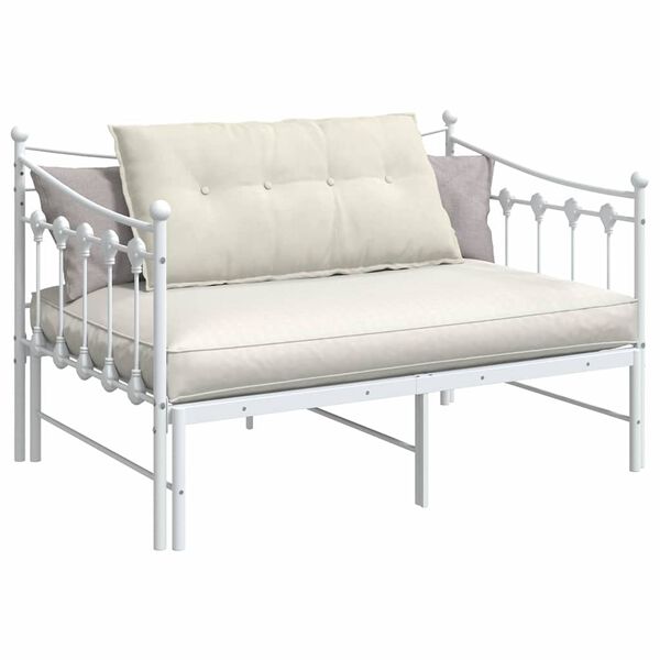 vidaXL Pol&scaron;t&aacute;ř na z&aacute;da Kr&eacute;mov&aacute; 100 x 50 cm Žebrovan&aacute; l&aacute;tka