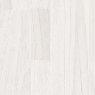vidaXL Knihovna bílá 70 x 33 x 110 cm masivní borovice