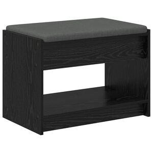 vidaXL Chodbičkov&aacute; lavice Čern&yacute; Dub 63 x 38 x 45 cm