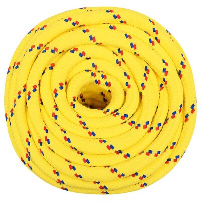 vidaXL Lodní lano žluté 16 mm 25 m polypropylen