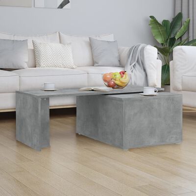 vidaXL Konferenční stolek betonově šedý 150 x 50 x 35 cm dřevotříska