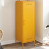 vidaXL Skř&iacute;ň highboard hořčicově žlut&aacute; 36 x 39 x 113 cm ocel