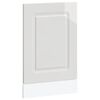 vidaXL Panel na myčku Kalmar b&iacute;l&yacute; vysok&yacute; lesk 45x1,5x57 cm kompozit