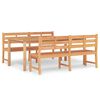 vidaXL 3d&iacute;ln&yacute; zahradn&iacute; j&iacute;deln&iacute; set masivn&iacute; teakov&eacute; dřevo
