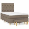 vidaXL Box spring postel s matrac&iacute; taupe 120x190 cm textil