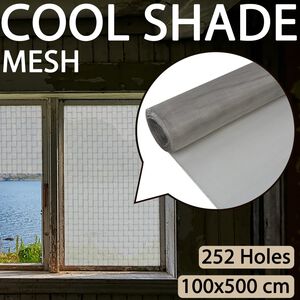 vidaXL S&iacute;ť proti hmyzu nerezov&aacute; ocel 100 x 500 cm stř&iacute;brn&aacute;