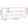 vidaXL TV skř&iacute;ňka dub sonoma 100 x 34,5 x 40 cm kompozitn&iacute; dřevo a kov