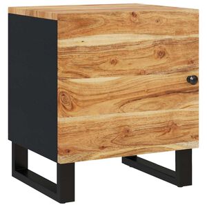 vidaXL Nočn&iacute; stolek 40 x 33 x 46 cm masivn&iacute; ak&aacute;ciov&eacute; dřevo