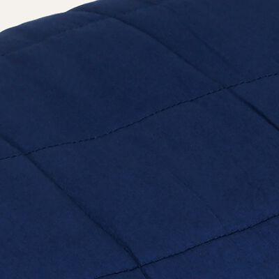 vidaXL Zátěžová deka modrá 152 x 203 cm 7 kg textil