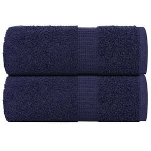 vidaXL Ručn&iacute;ky FROGN 2 ks tmavě modr&eacute; 30x30 cm 360 g/m&sup2;