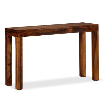 vidaXL Konzolový stolek masivní sheeshamové dřevo 120 x 35 x 75 cm