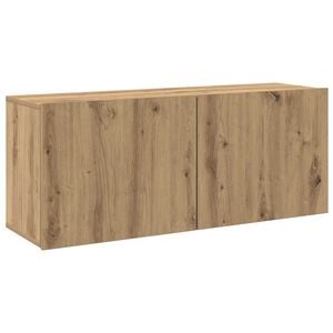 vidaXL TV skř&iacute;ňka n&aacute;stěnn&aacute; dub artisan 100 x 30 x 41 cm