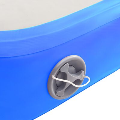 vidaXL Nafukovací žíněnka s pumpou 200 x 200 x 20 cm PVC modrá